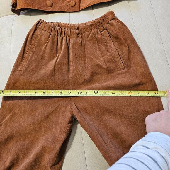Cedars Womens Vintage Jacket and Pants 2 Pcs Suede Size Small Petite - Picture 14 of 14